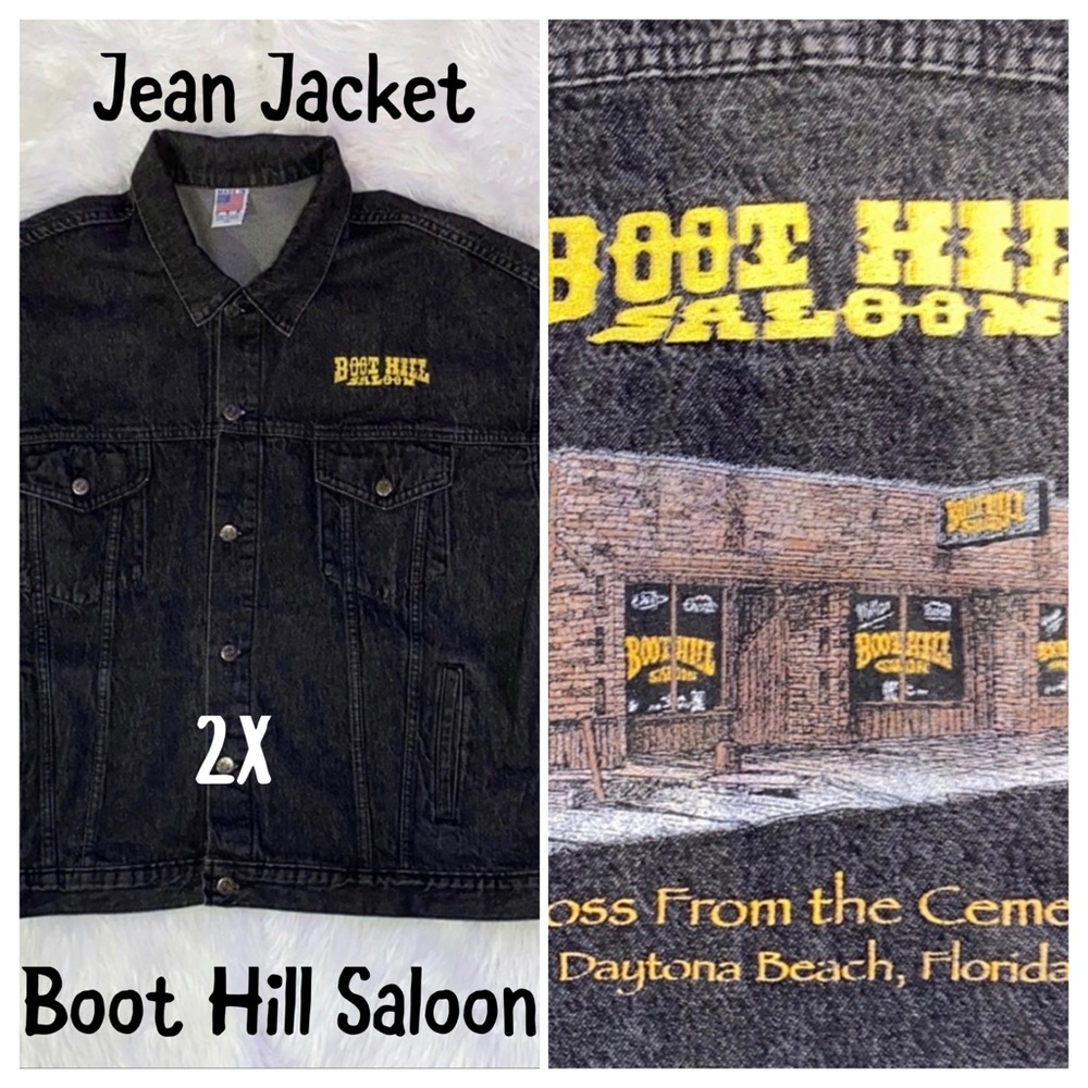 Boot Hill Saloon Daytona Beach Jean Jacket XXL